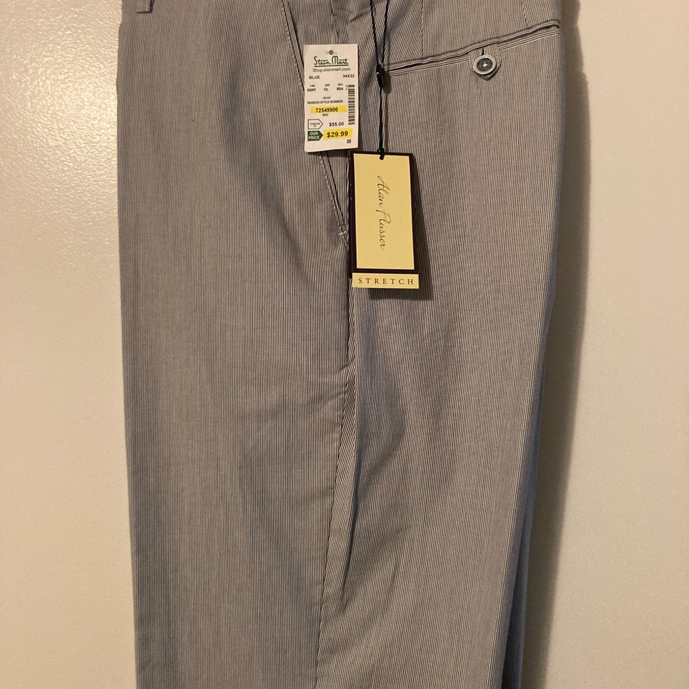 M dress pants,New/ w/tags; never worn. Seersucker